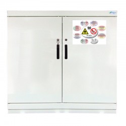Armoire coupe-feu 90 minutes, 115 l, porte blanche