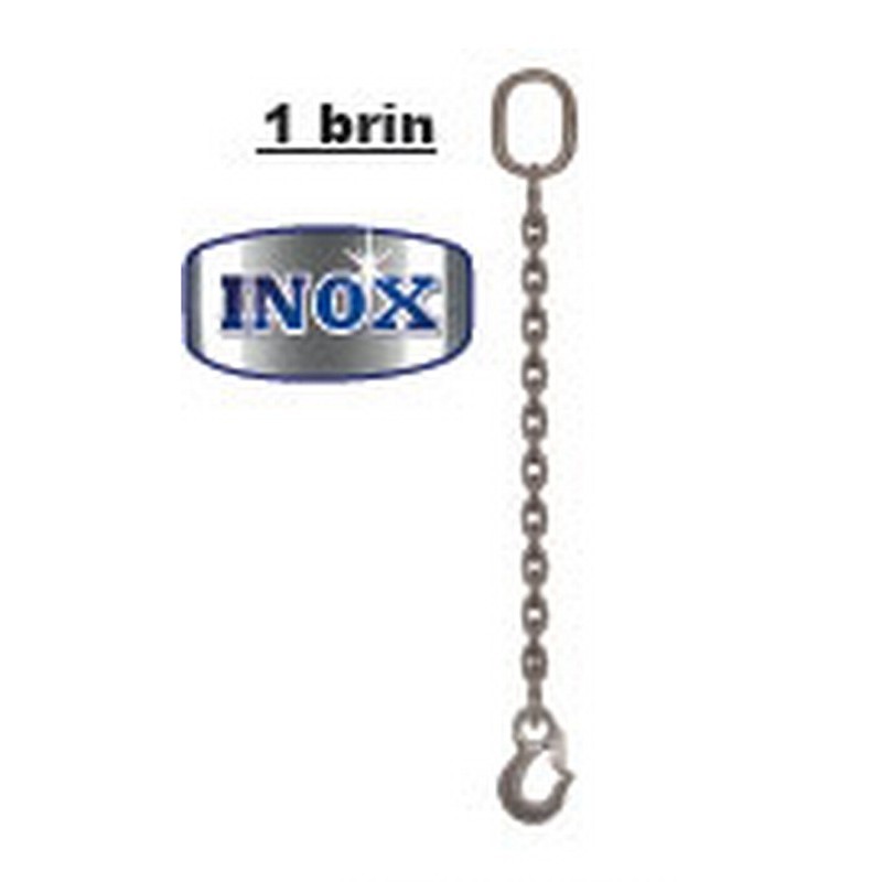 Mètre supplémentaire pour élingue inox à chaîne 1 brin