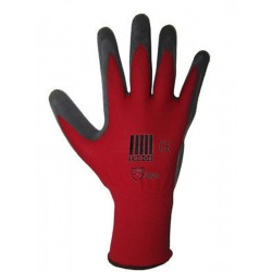 Lot de 12 paires de gants CROSS rouge