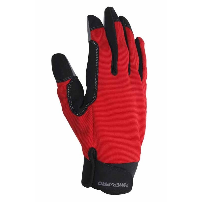 Lot de 12 paires de gants Geste pro Outillage rouge