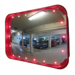 Miroir de sortie de parking à LED