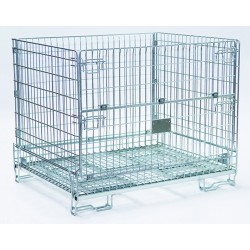 Caisse-palette grillagée pliable, 1400 x 1200mm