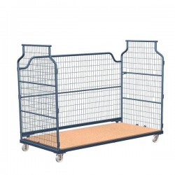 Chariot conteneur universel grillagé