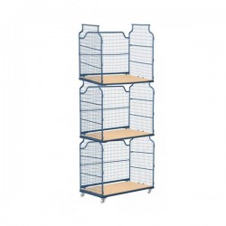 Chariot conteneur universel grillagé