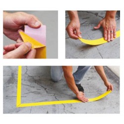 Lot de 10 bandages de marquage au sol 7.5 cm