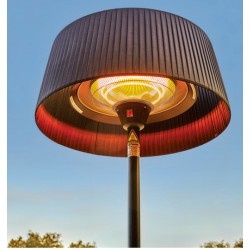Parasol chauffant Sirmione Noir