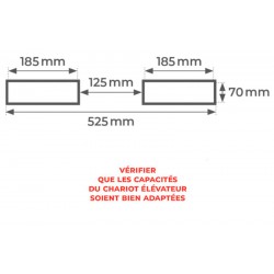 Potence télescopique inclinables 4500 kg