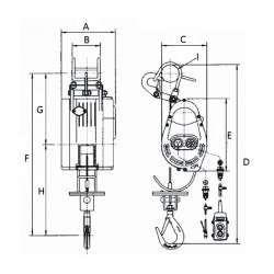Mini-treuil électrique portable PALANBOX