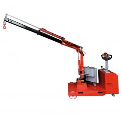 Grue d'atelier porte-à-faux rotative motorisée