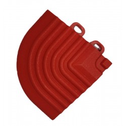 Lot de 4 angles bordures de dalles damier Polydal