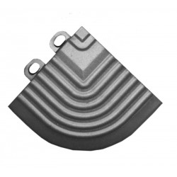 Lot de 4 angles bordures de dalles damier Polydal