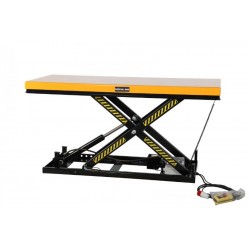 Table élévatrice électrique fixe 1000 kg, plateau 2000 x 850 mm