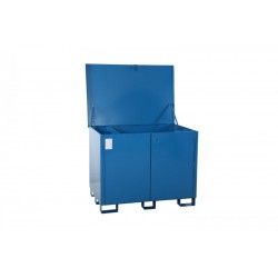 Coffre de chantier fixe double portes