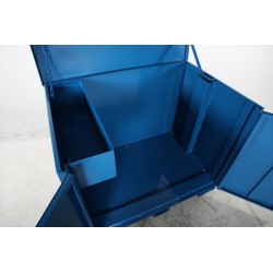 Coffre de chantier fixe double portes